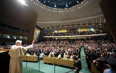 Pope Benedict XVI at the United Nations